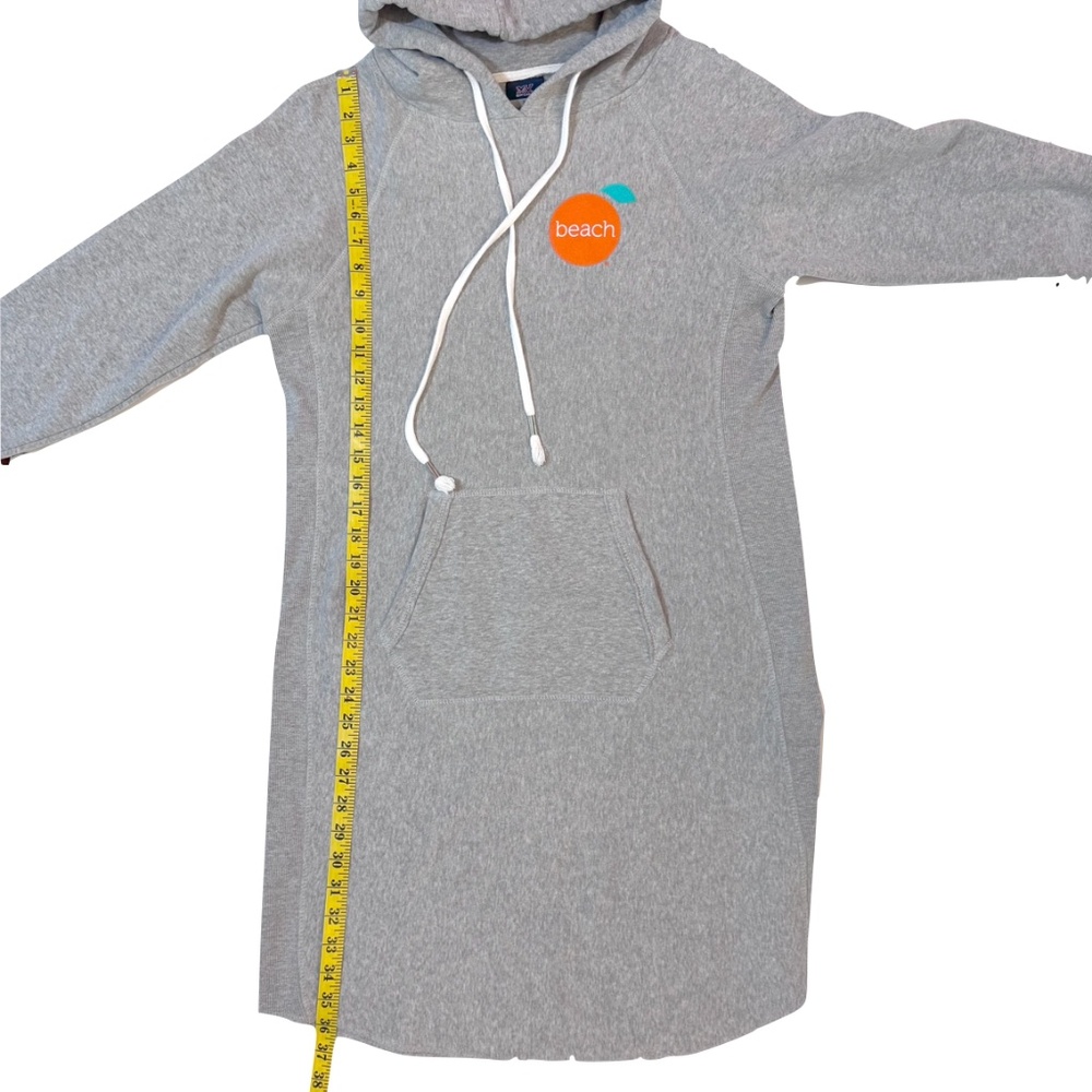 Orange Beach Alabama Gray Hoodie Sweatshirt Dress Size XL - Picture 9 of 12